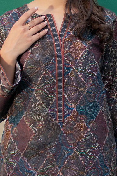Zellbury | Winter Pret | Kurta - 3042 -  Zellbury Women Essential Pret - Original Designer Dress - House of Maryam
