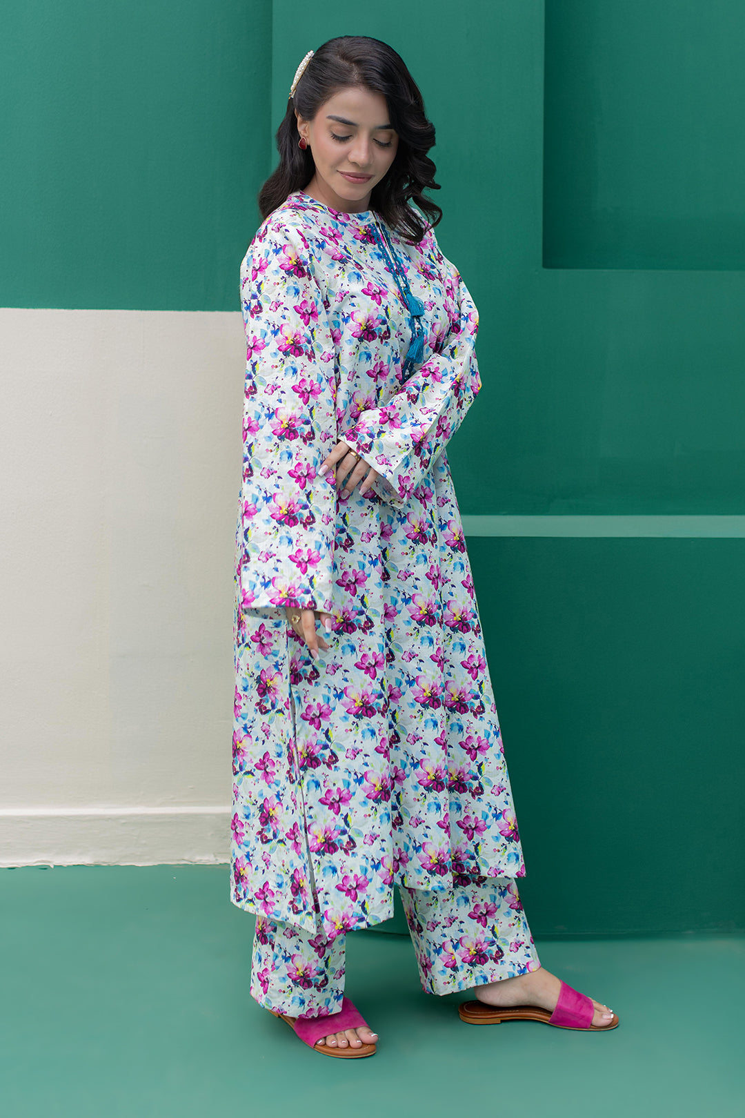 Zellbury | Winter Pret | Kurta Trouser - 2982 -  Zellbury Women Essential Pret - Original Designer Dress - House of Maryam