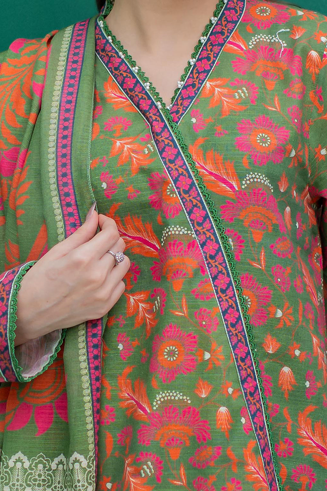 Zellbury | Winter Pret | Kurta Dupatta Trouser - 3088 -  Zellbury Women Essential Pret - Original Designer Dress - House of Maryam