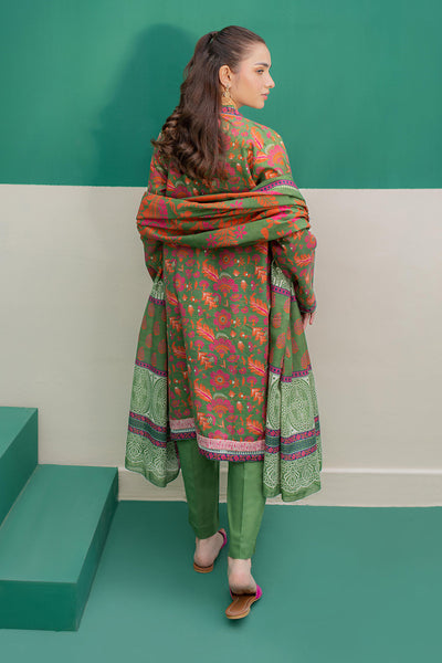 Zellbury | Winter Pret | Kurta Dupatta Trouser - 3088 -  Zellbury Women Essential Pret - Original Designer Dress - House of Maryam