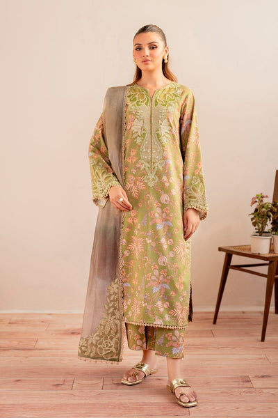 Xenia Formals | Summer Away 25 | FINCH-Brand:Xenia Formals-Type:Ladies Clothes-Olive-Lawn-House of Maryam- Buy in UK, USA