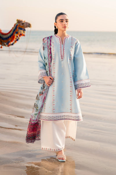 Xenia Formals | Summer Away 25 | WINKLE-Brand:Xenia Formals-Type:Ladies Clothes-Sky Blue-Lawn-House of Maryam- Buy in UK, USA