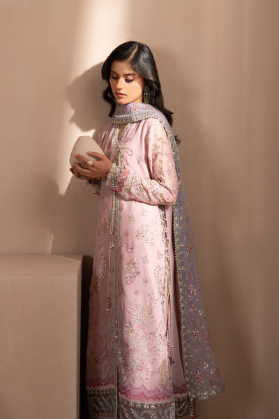 Xenia Formals | Zaeva Formals | FARIDA-Brand:Xenia Formals-Type:Ladies Clothes-Pink-Chiffon-House of Maryam- Buy in UK, USA