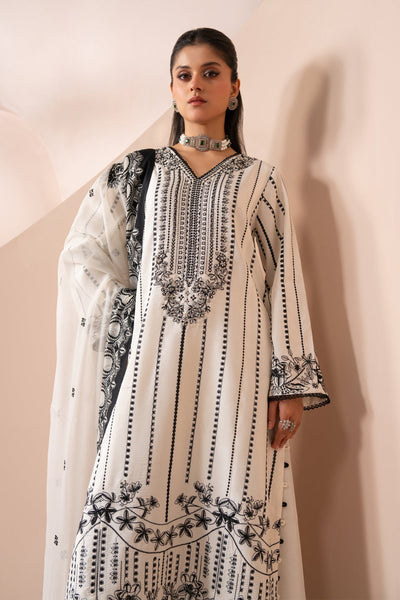 Xenia Formals | Zaeva Formals | OMAVI-Brand:Xenia Formals-Type:Ladies Clothes-White-Raw Silk-House of Maryam- Buy in UK, USA