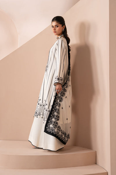 Xenia Formals | Zaeva Formals | OMAVI-Brand:Xenia Formals-Type:Ladies Clothes-White-Raw Silk-House of Maryam- Buy in UK, USA