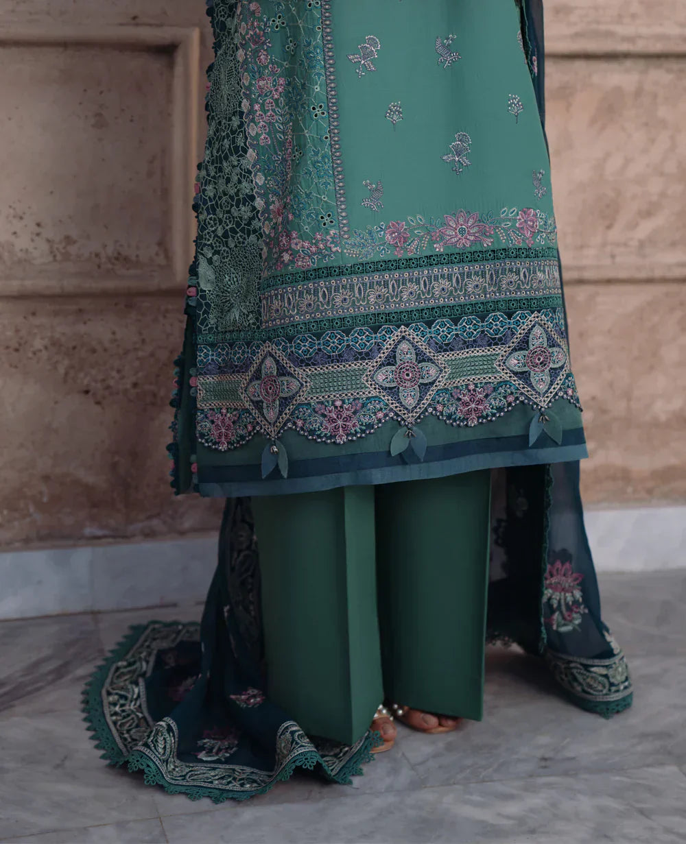 Xenia Formals | Lawn Collection 24 | Zevah -  Xenia Formals Luxury - Original Designer Dress - House of Maryam
