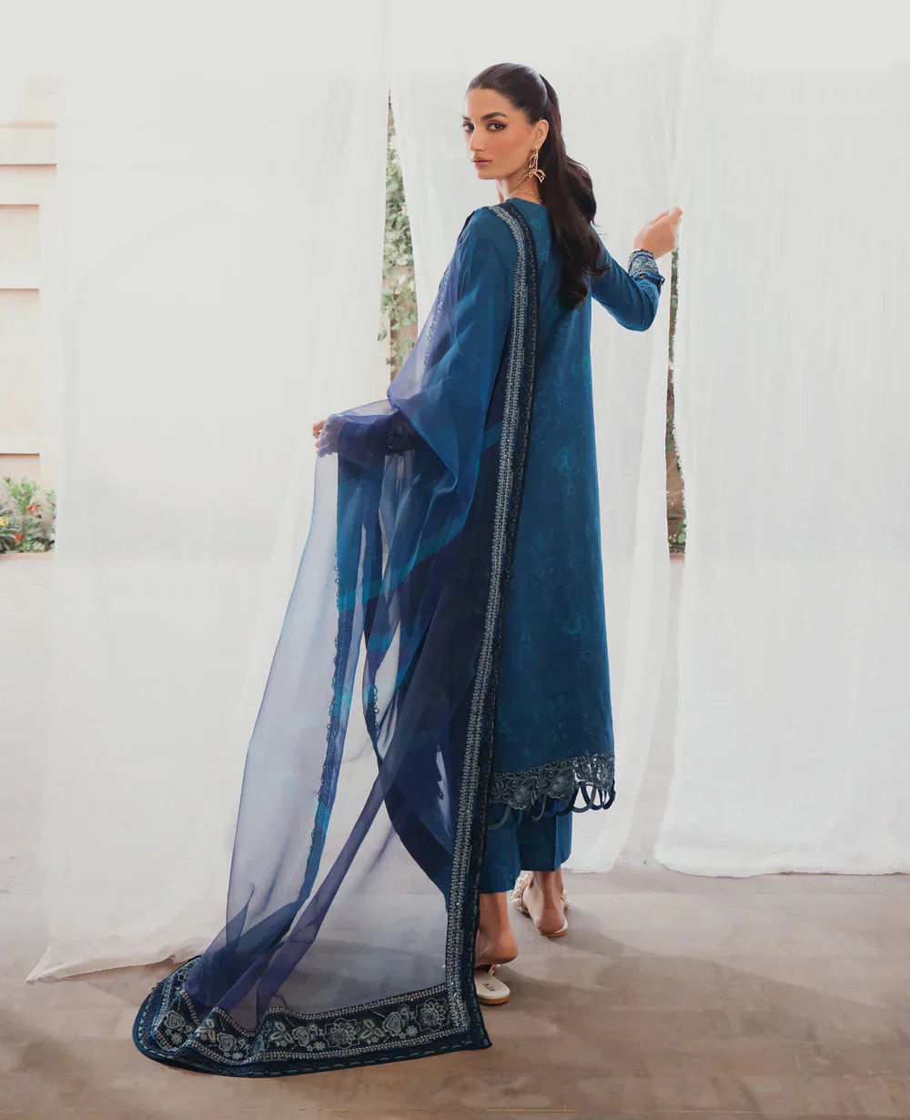 Xenia Formals | Lawn Collection 24 | Taslima -  Xenia Formals Luxury - Original Designer Dress - House of Maryam