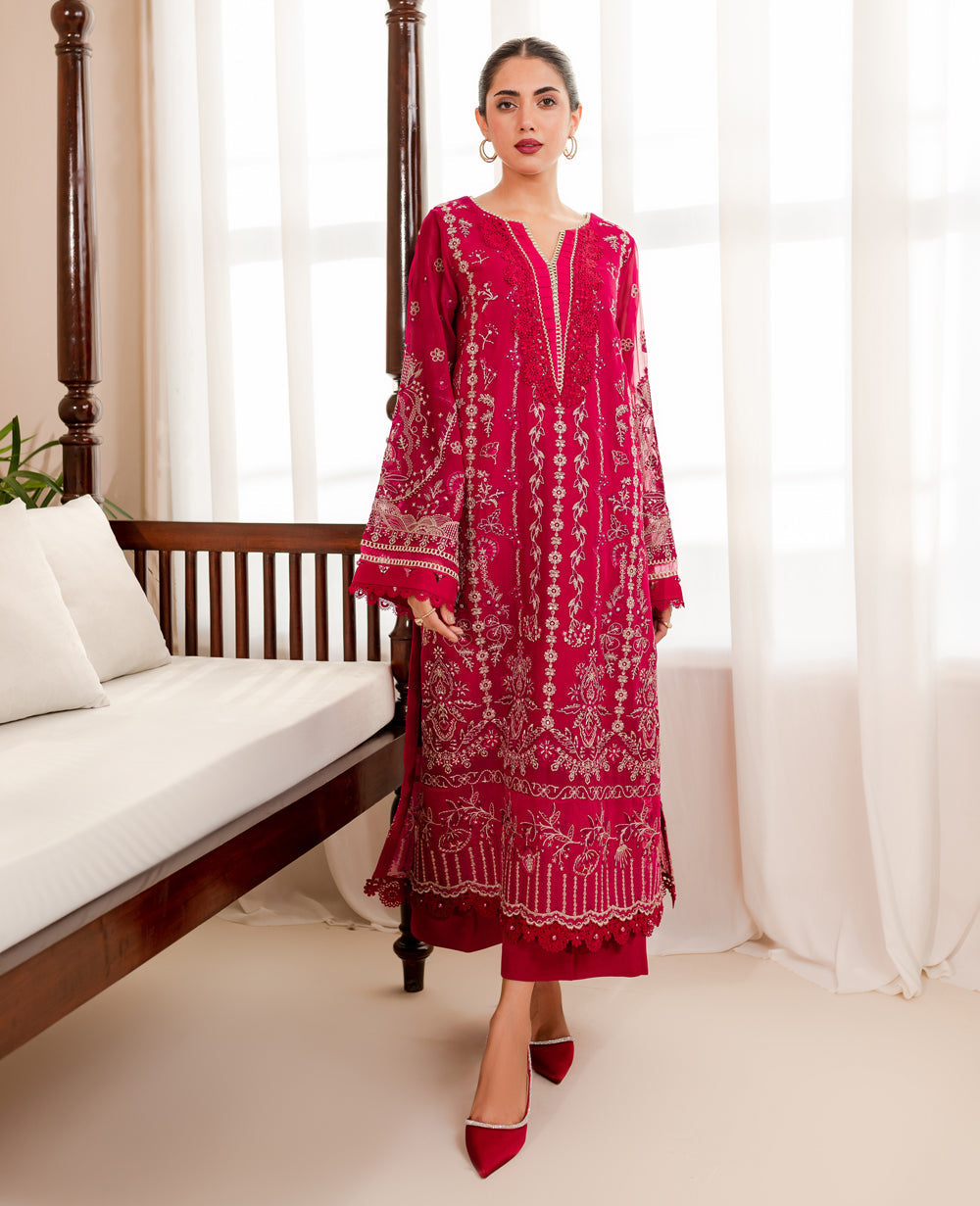 Xenia Formals | Ready To Wear Dresses | ROSY BLOOM by Designer Xenia Formals - House of Maryam - Pakistani Designer Ethnic Wear in {{ shop.shopifyCountryName }}