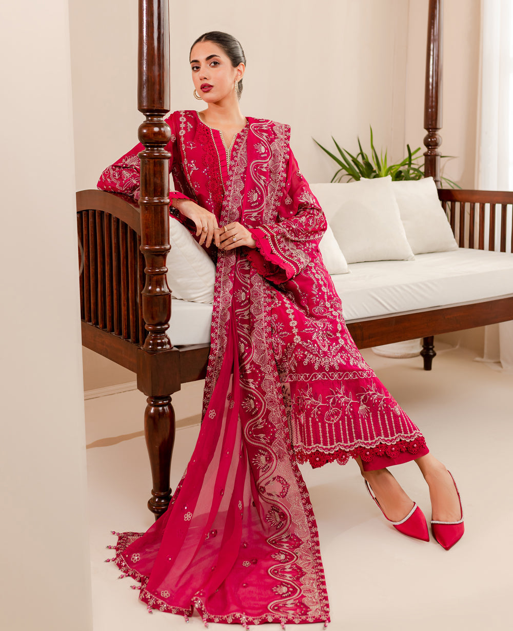 Xenia Formals | Ready To Wear Dresses | ROSY BLOOM by Designer Xenia Formals - House of Maryam - Pakistani Designer Ethnic Wear in {{ shop.shopifyCountryName }}