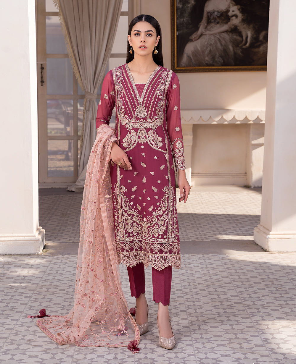 Xenia Formals | Ready To Wear Dresses | SAANVI by Designer Xenia Formals - House of Maryam - Pakistani Designer Ethnic Wear in {{ shop.shopifyCountryName }}