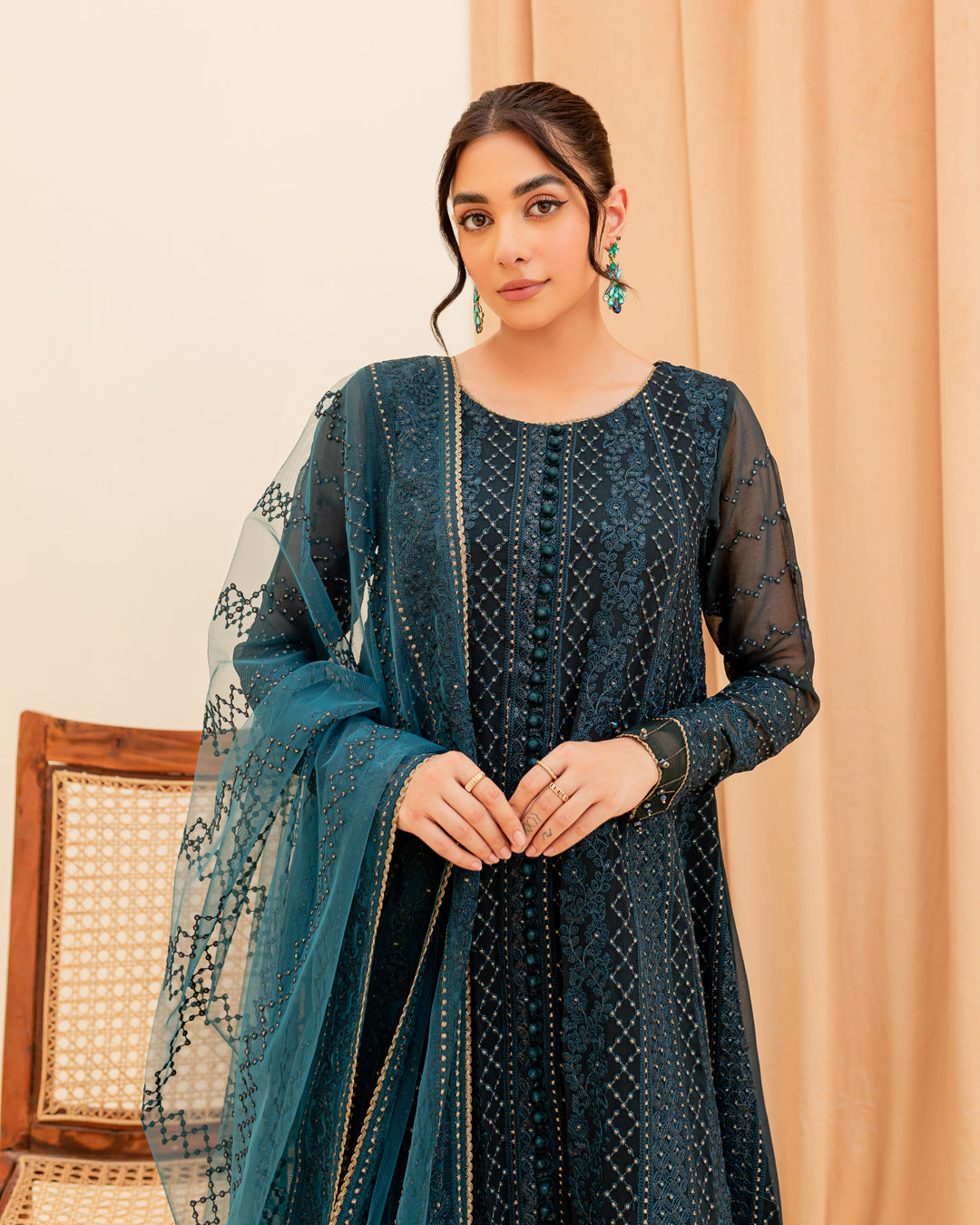 Xenia Formals | Ready To Wear Dresses | PERIDOT by Designer Xenia Formals - House of Maryam - Pakistani Designer Ethnic Wear in {{ shop.shopifyCountryName }}