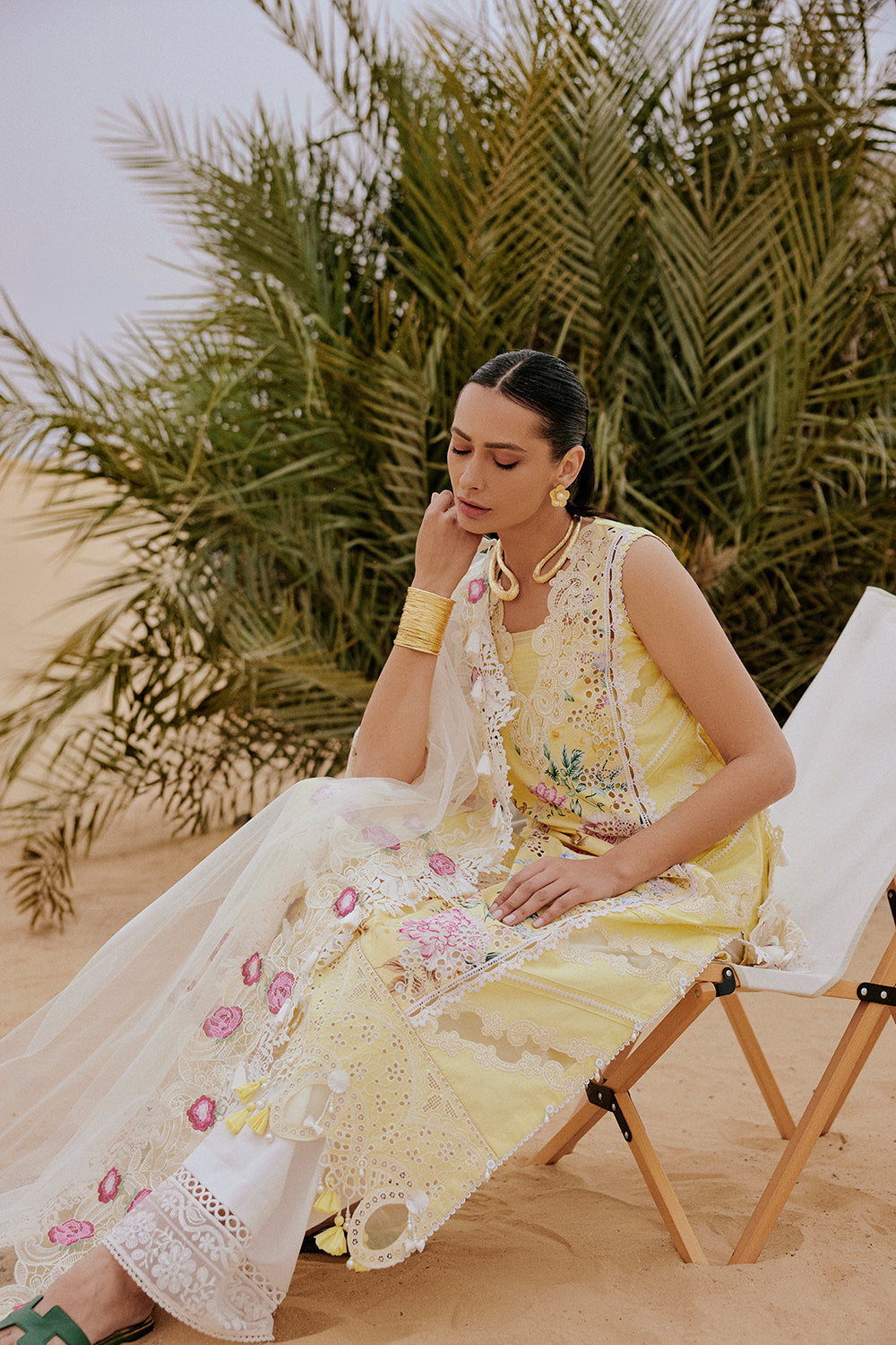 Saira Rizwan | Luxury Lawn 26 | AREZOU-SRL26-04, image 4