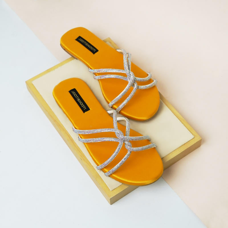 Yellow Passion Slides by House of Maryam - House of Maryam