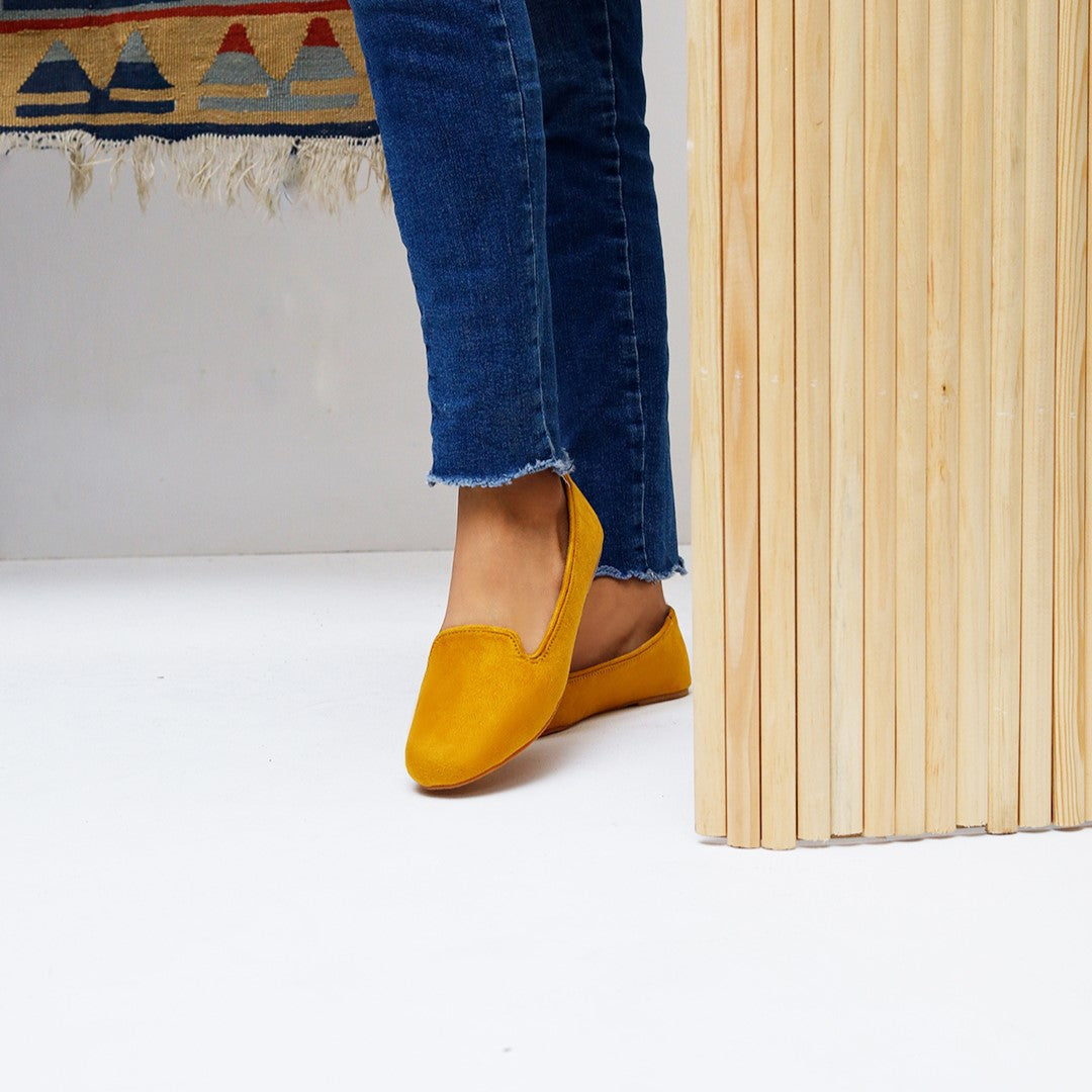 Mustard Loafers by House of Maryam - House of Maryam