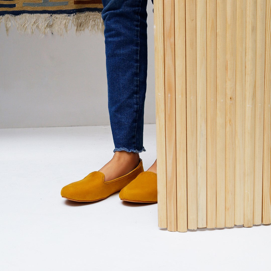 Mustard Loafers by House of Maryam - House of Maryam