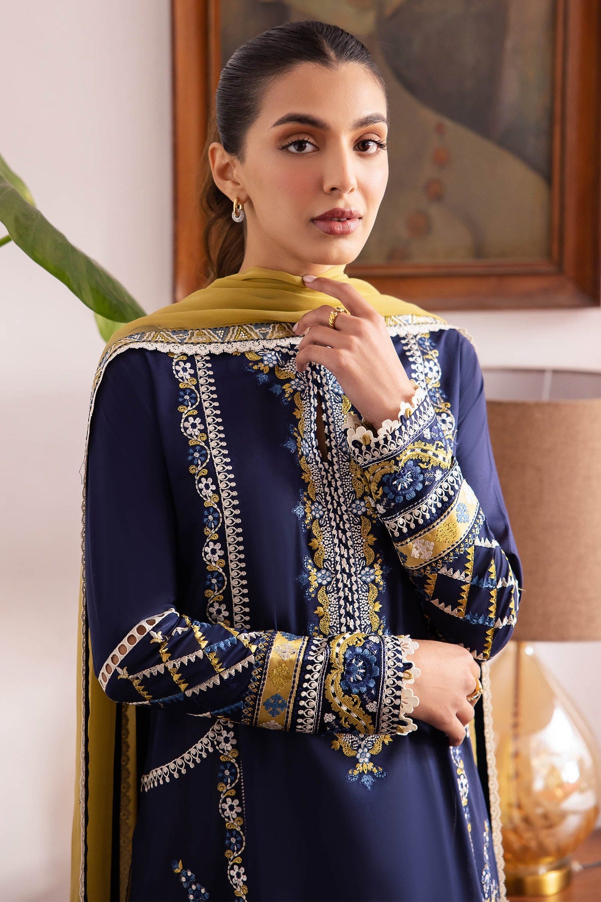 Zaha | Lawn 24 | VEJAH (ZL24-11 A) -  Zaha Luxury - Original Designer Dress - House of Maryam