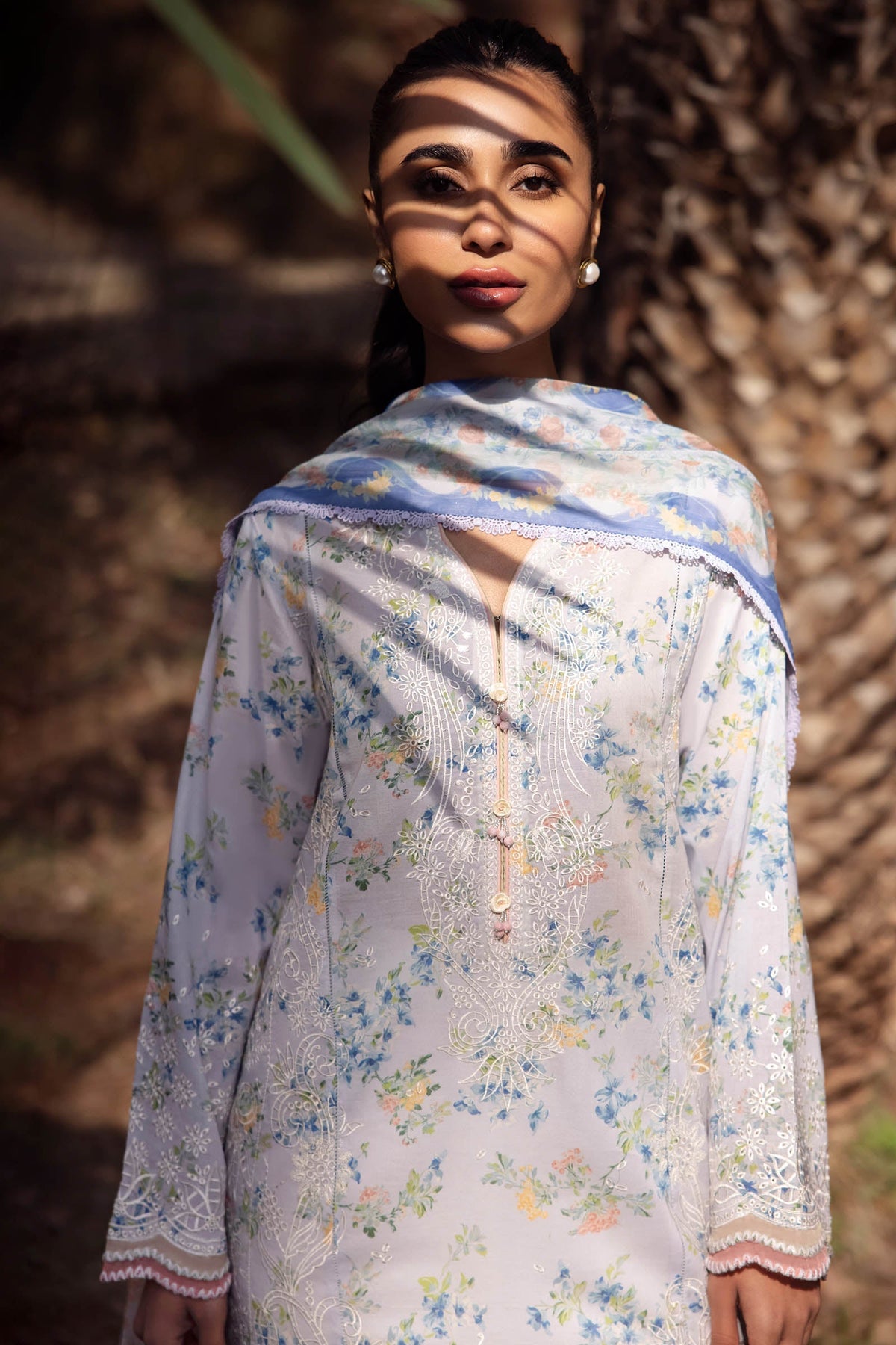 Zaha | Lawn 24 | AYSEL (ZL24-03 B) -  Zaha Luxury - Original Designer Dress - House of Maryam