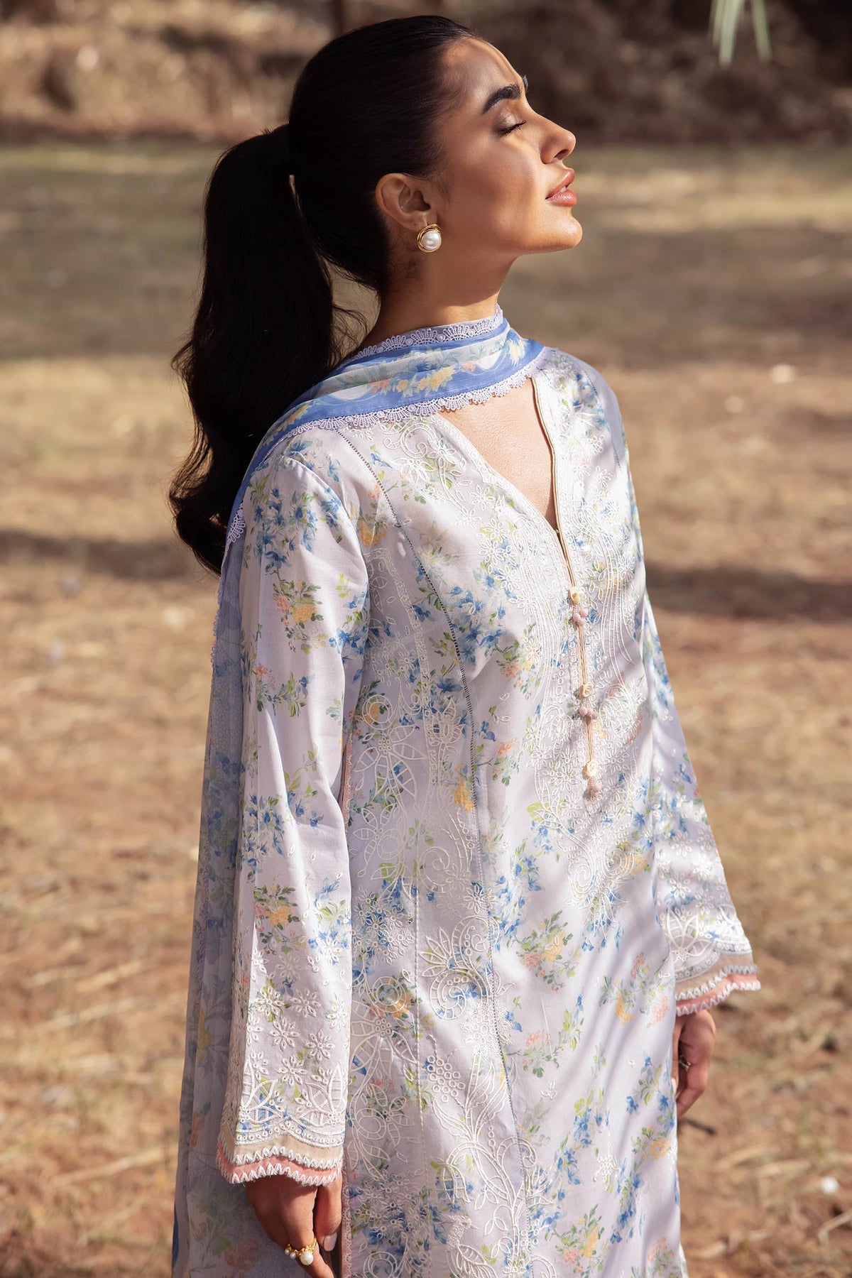 Zaha | Lawn 24 | AYSEL (ZL24-03 B) -  Zaha Luxury - Original Designer Dress - House of Maryam
