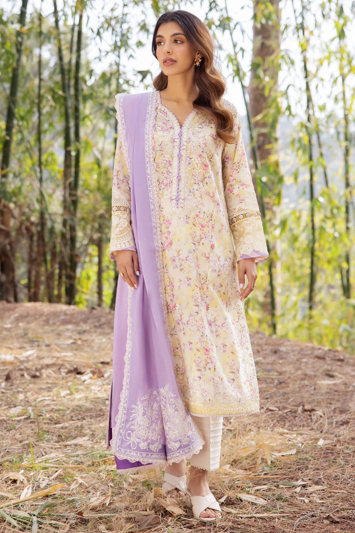 Zaha | Lawn 24 | SEZEM (ZL24-13 A) -  Zaha Luxury - Original Designer Dress - House of Maryam