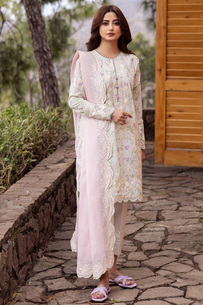 Zaha | Lawn 24 | LEYLA (ZL24-12 B) -  Zaha Luxury - Original Designer Dress - House of Maryam