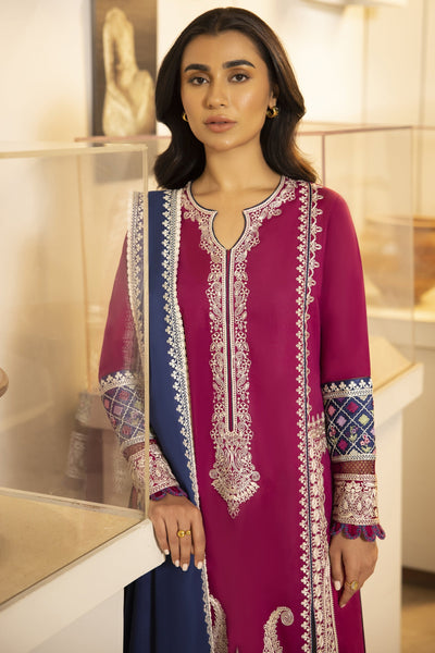 Zaha | Lawn 24 | FERYA (ZL24-06 B) -  Zaha Luxury - Original Designer Dress - House of Maryam