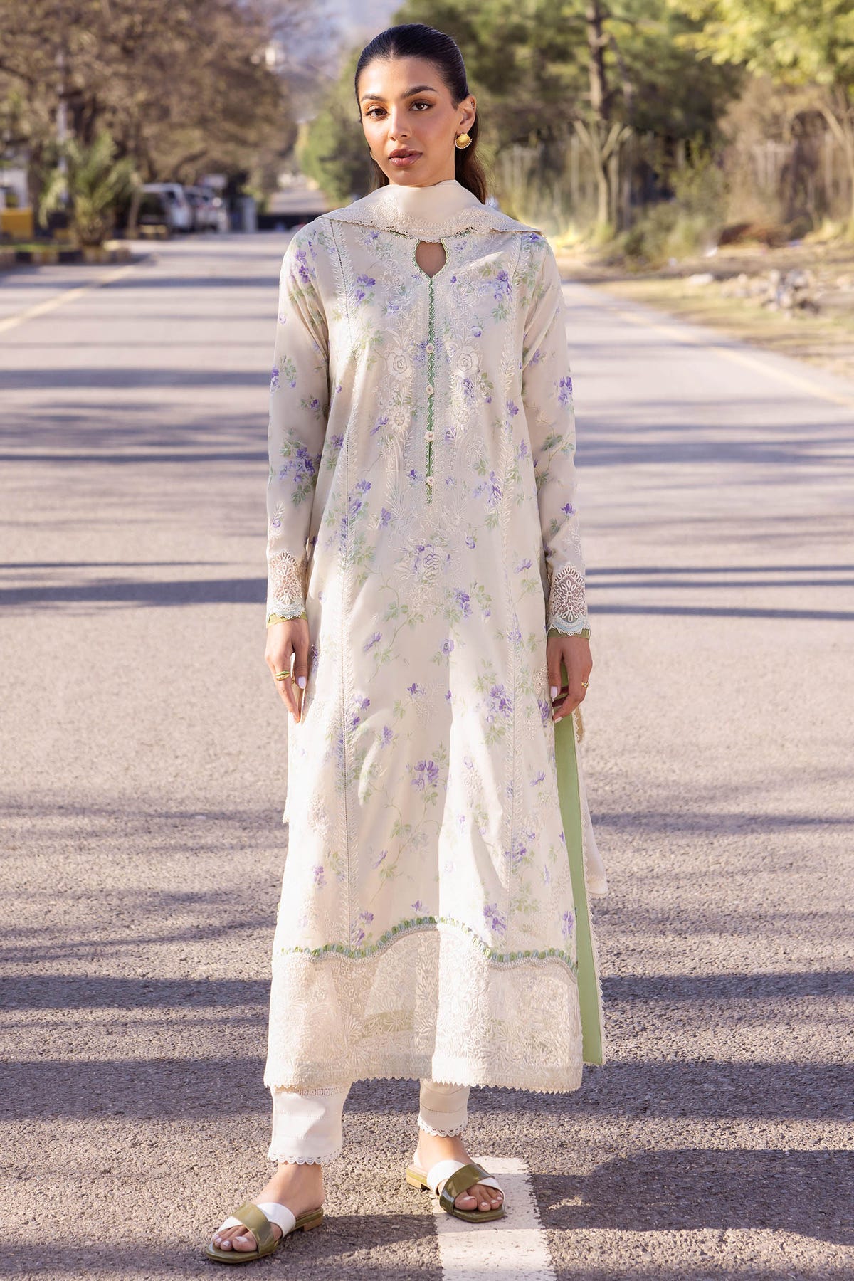 Zaha | Lawn 24 | ASEMA (ZL24-04 B) -  Zaha Luxury - Original Designer Dress - House of Maryam