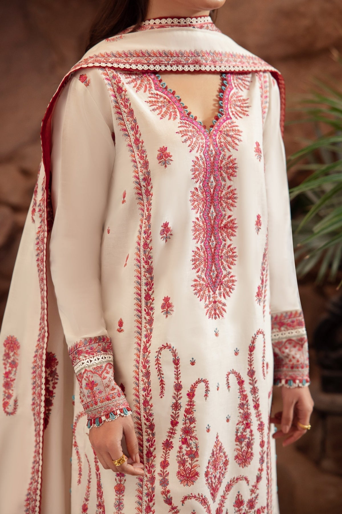 Zaha | Lawn 24 | ELANIA (ZL24-09 A) -  Zaha Luxury - Original Designer Dress - House of Maryam