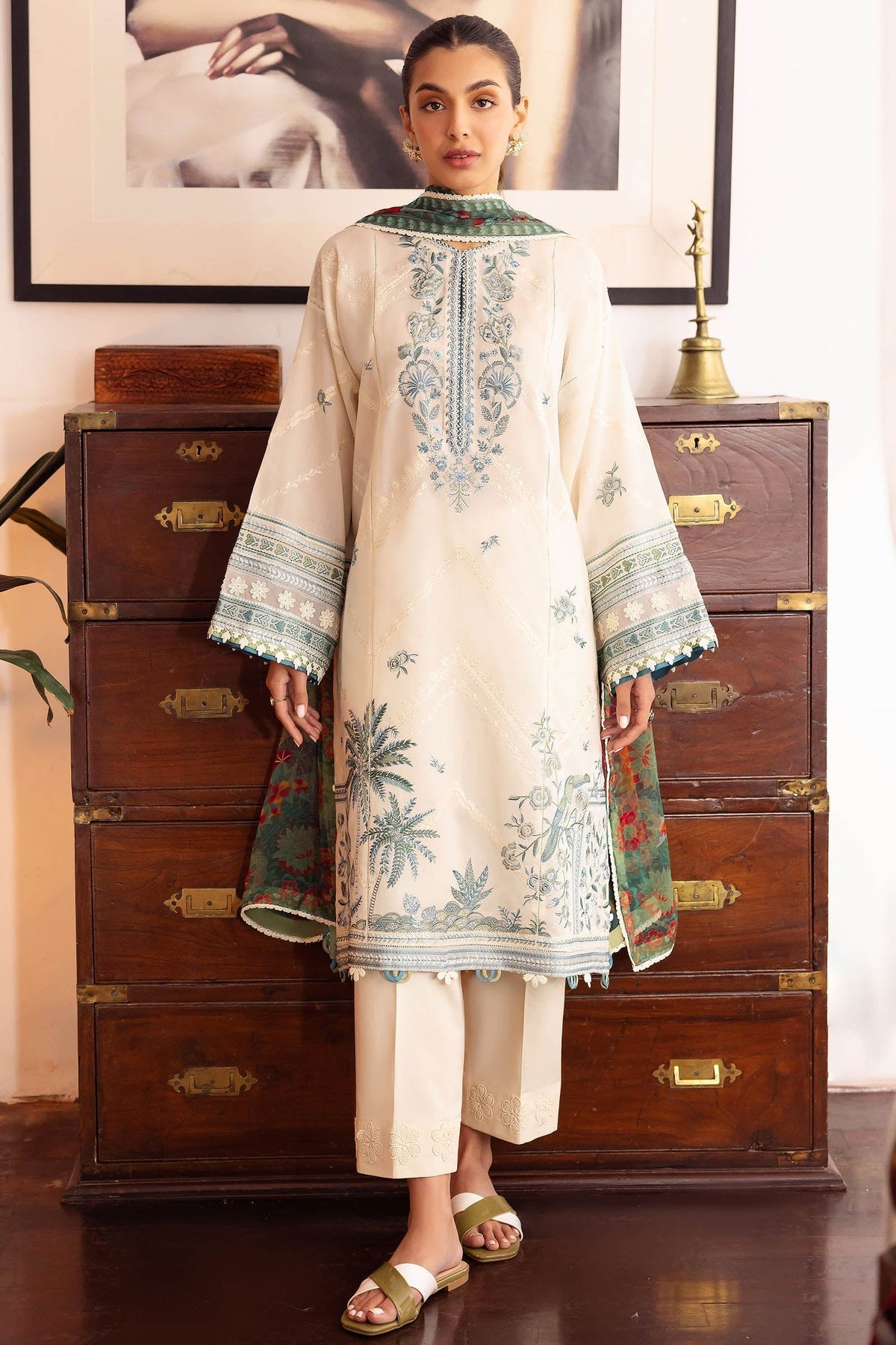 Zaha | Lawn 24 | EIRA (ZL24-05 A) -  Zaha Luxury - Original Designer Dress - House of Maryam