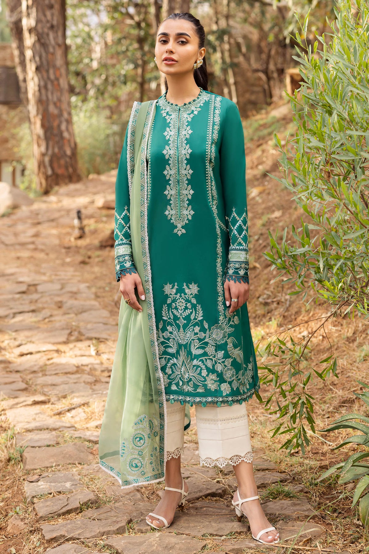 Zaha | Lawn 24 | VEJAH (ZL24-11 B) -  Zaha Luxury - Original Designer Dress - House of Maryam