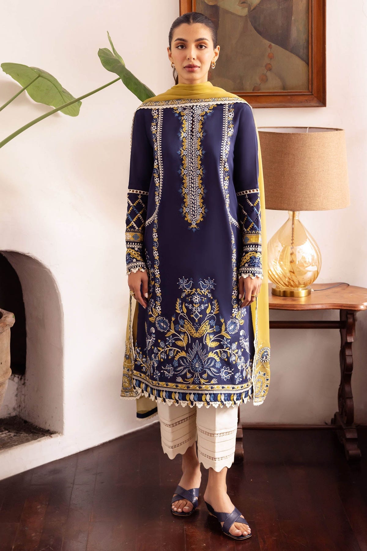 Zaha | Lawn 24 | VEJAH (ZL24-11 A) -  Zaha Luxury - Original Designer Dress - House of Maryam