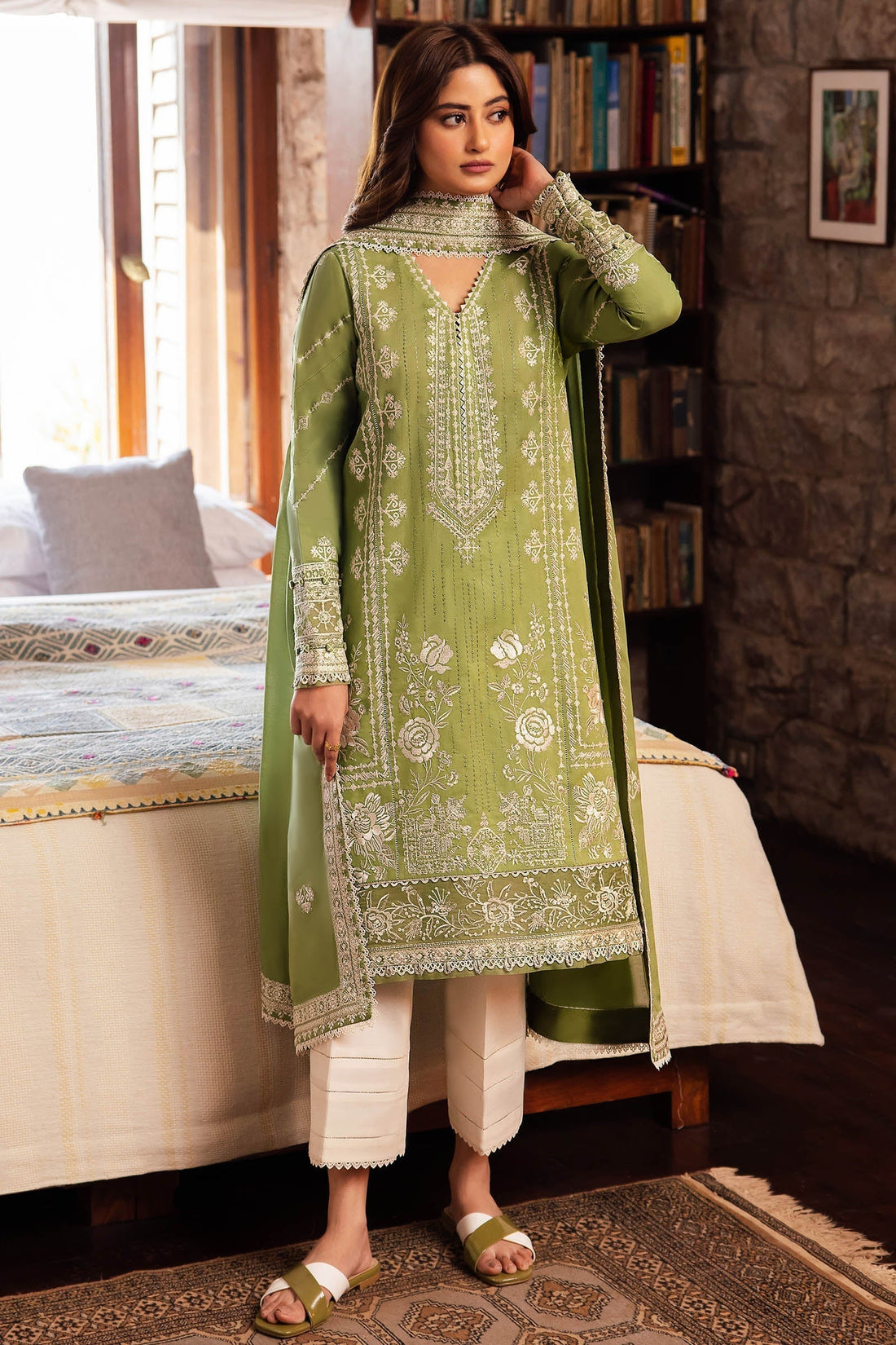 Zaha | Lawn 24 | ZEL (ZL24-08 A) by Designer Zaha - House of Maryam - Pakistani Designer Ethnic Wear in {{ shop.shopifyCountryName }}