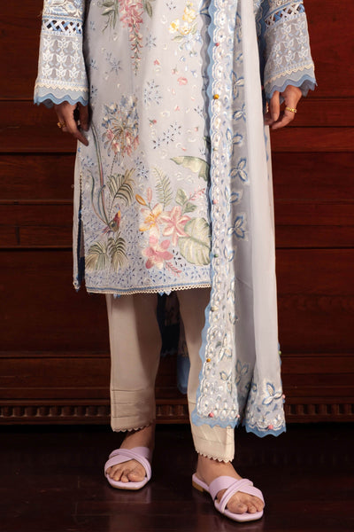 Zaha | Lawn 24 | ELA (ZL24-01 B) -  Zaha Luxury - Original Designer Dress - House of Maryam
