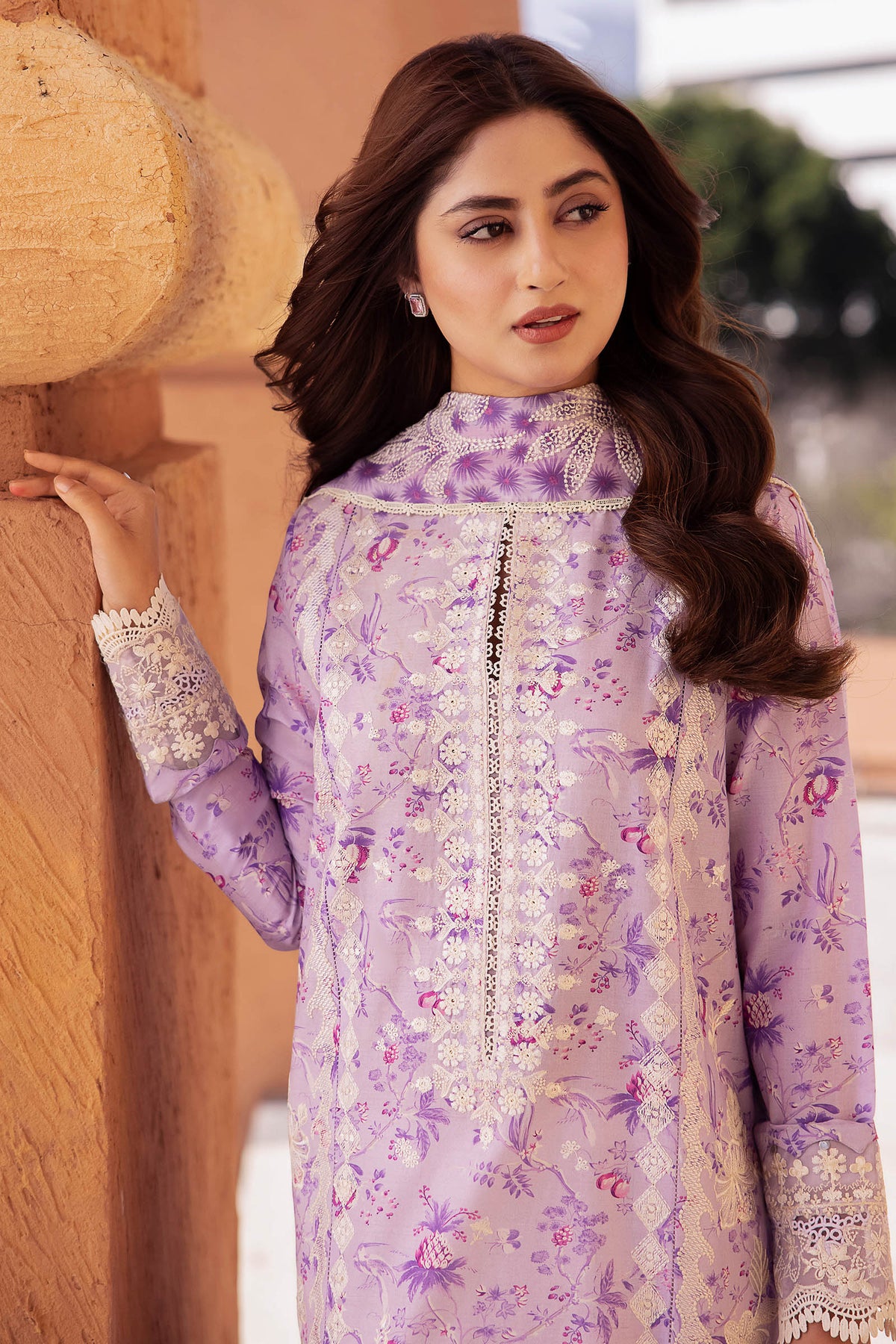 Zaha | Lawn 24 | SENA (ZL24-10 A) -  Zaha Luxury - Original Designer Dress - House of Maryam