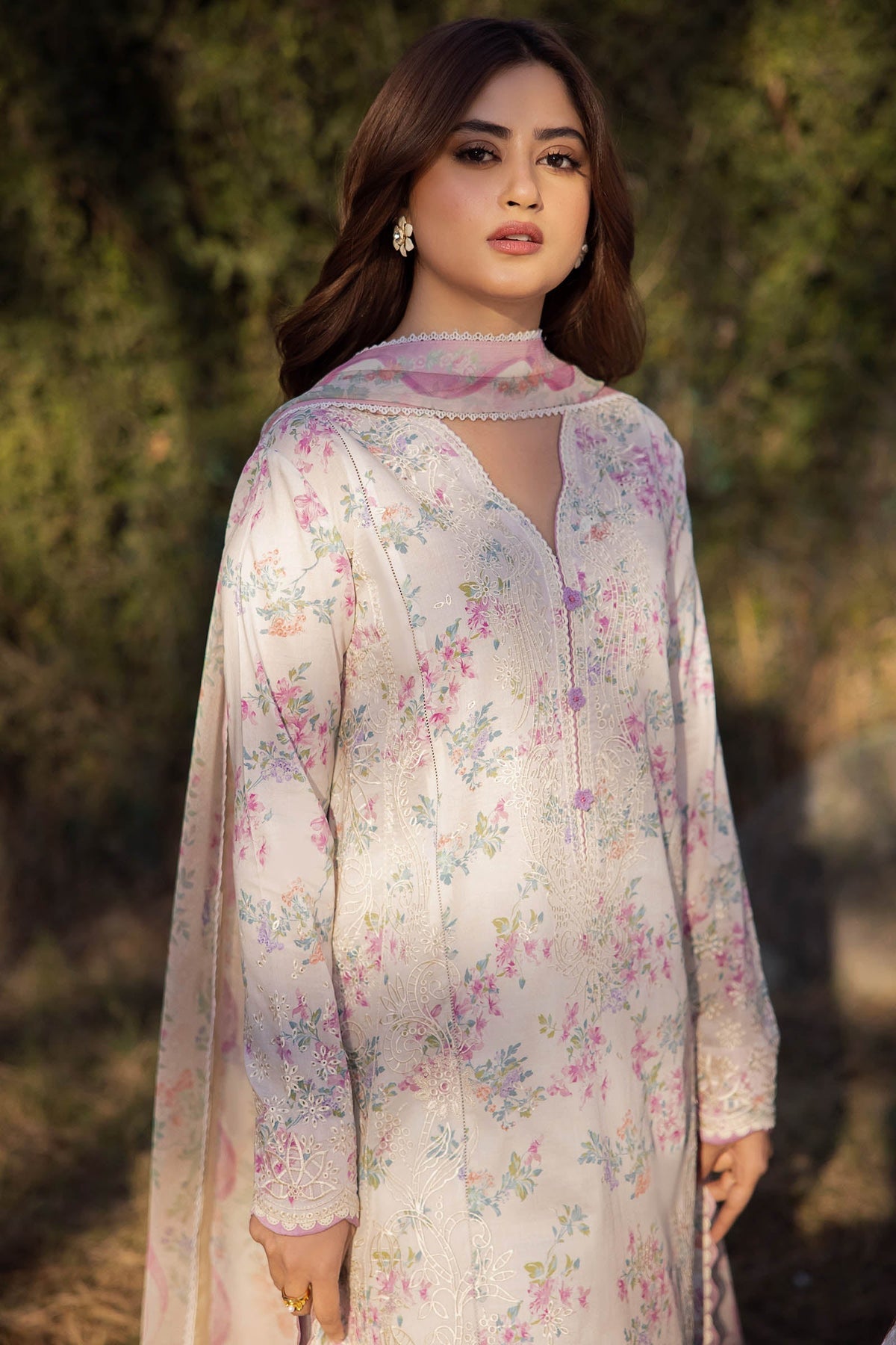Zaha | Lawn 24 | AYSEL (ZL24-03 A) -  Zaha Luxury - Original Designer Dress - House of Maryam