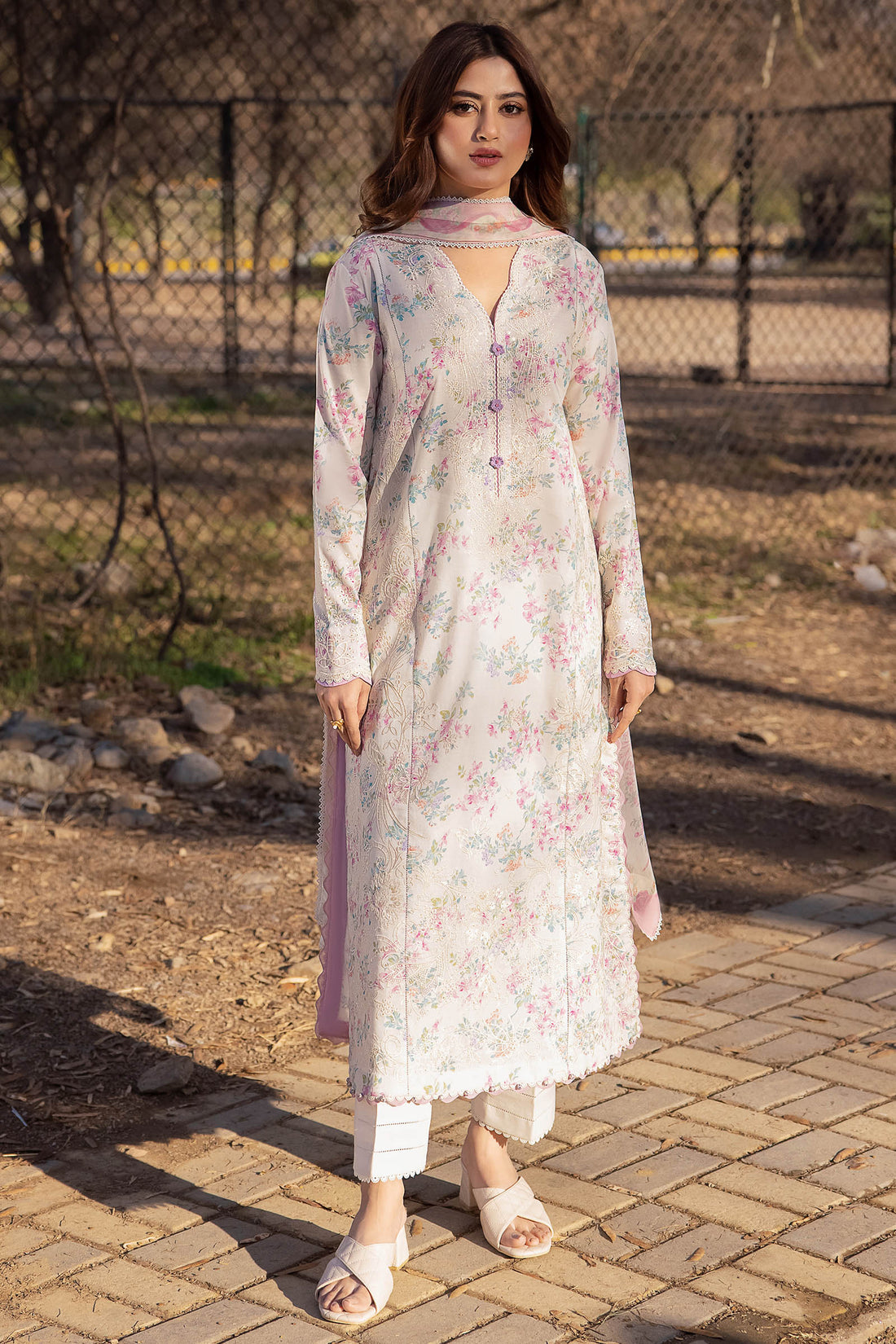 Zaha | Lawn 24 | AYSEL (ZL24-03 A) by Designer Zaha - House of Maryam - Pakistani Designer Ethnic Wear in {{ shop.shopifyCountryName }}