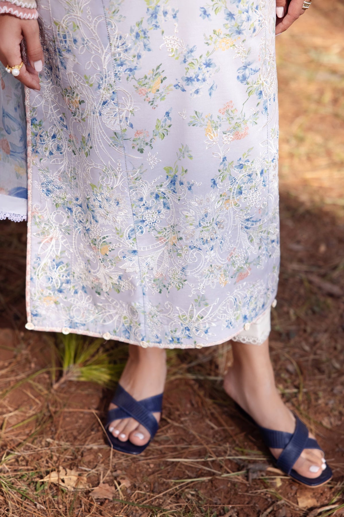 Zaha | Lawn 24 | AYSEL (ZL24-03 B) -  Zaha Luxury - Original Designer Dress - House of Maryam