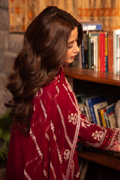 Zaha | Lawn 24 | ZENEL (ZL24-07 B) -  Zaha Luxury - Original Designer Dress - House of Maryam