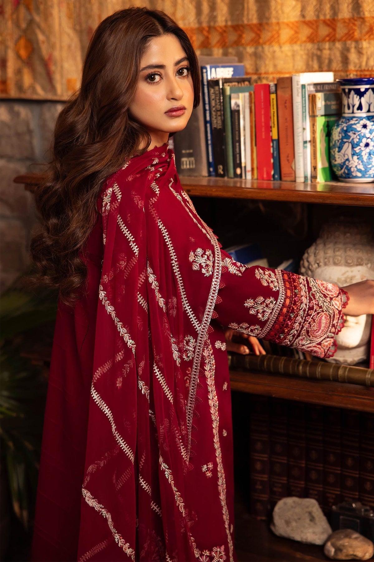Zaha | Lawn 24 | ZENEL (ZL24-07 B) -  Zaha Luxury - Original Designer Dress - House of Maryam