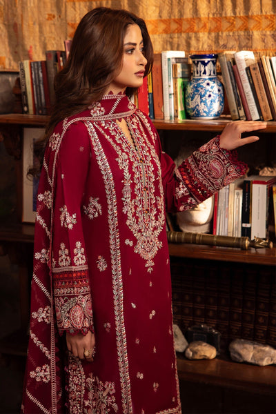 Zaha | Lawn 24 | ZENEL (ZL24-07 B) -  Zaha Luxury - Original Designer Dress - House of Maryam