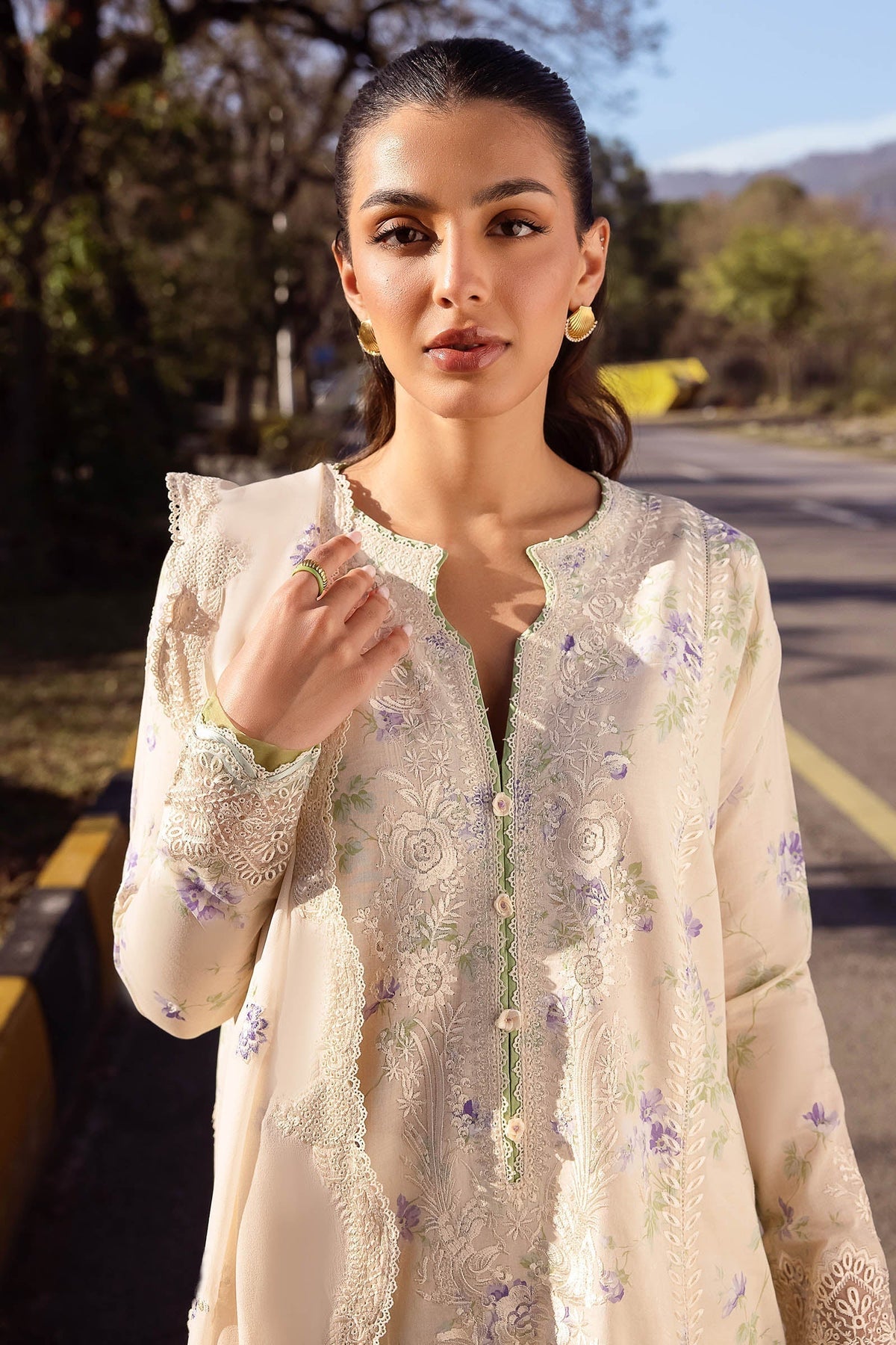 Zaha | Lawn 24 | ASEMA (ZL24-04 B) -  Zaha Luxury - Original Designer Dress - House of Maryam
