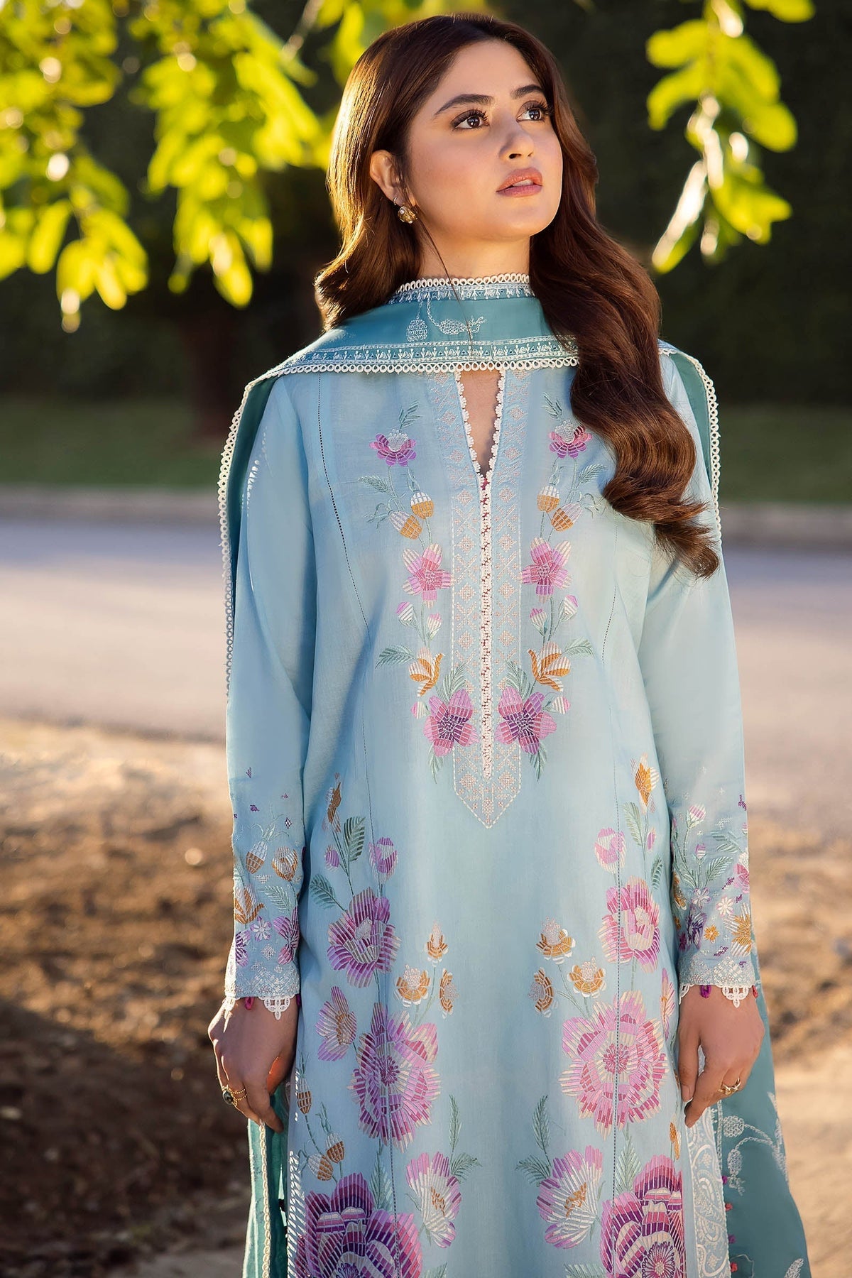 Zaha | Lawn 24 | GIZEM (ZL24-14 B) -  zaha Luxury - Original Designer Dress - House of Maryam