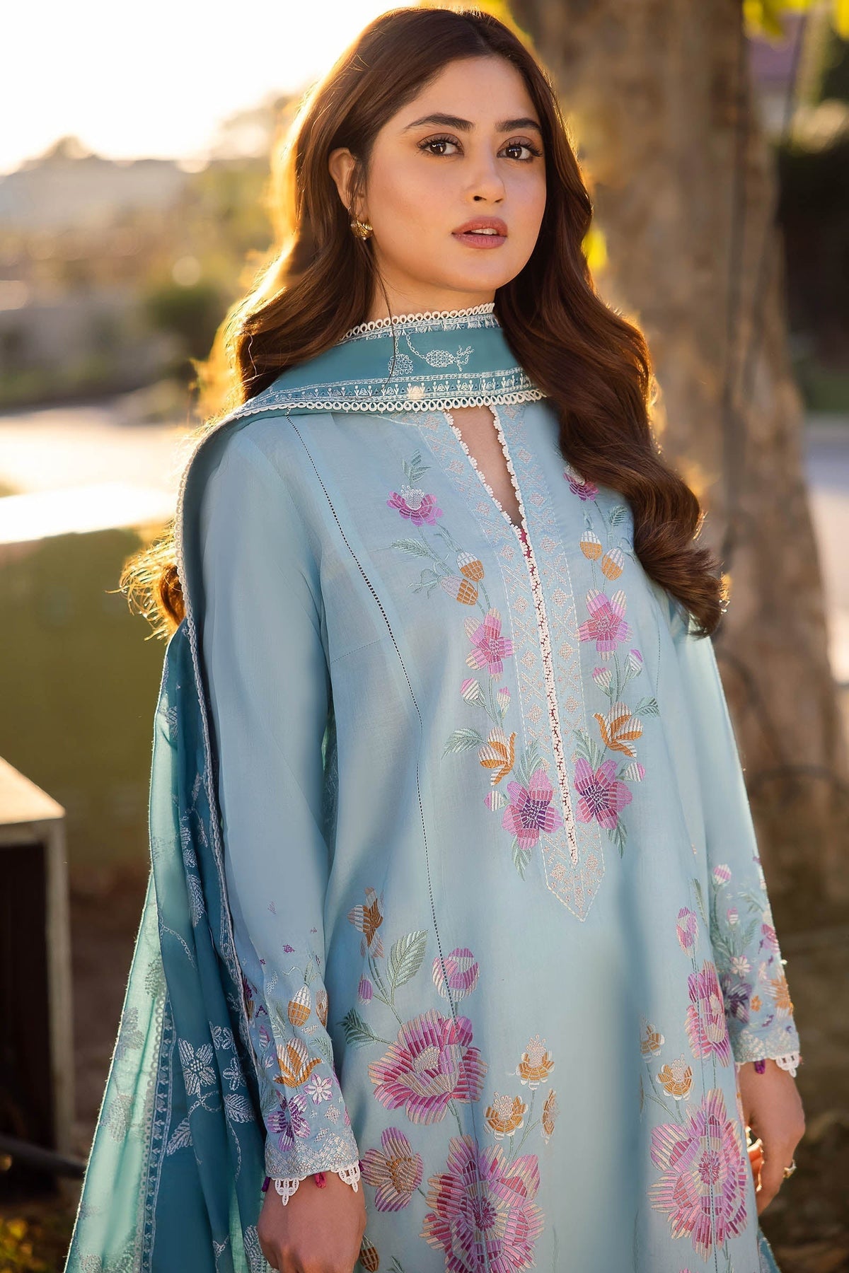 Zaha | Lawn 24 | GIZEM (ZL24-14 B) -  zaha Luxury - Original Designer Dress - House of Maryam