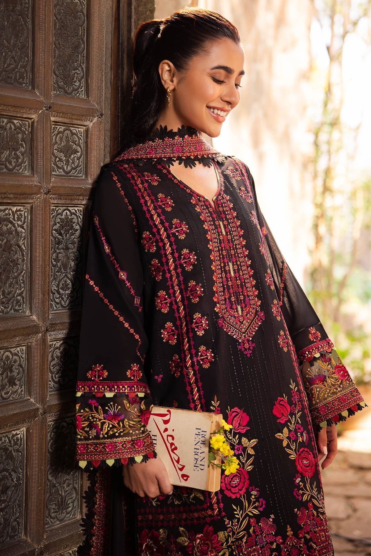 Zaha | Lawn 24 | ZEL (ZL24-08 B) -  Zaha Luxury - Original Designer Dress - House of Maryam