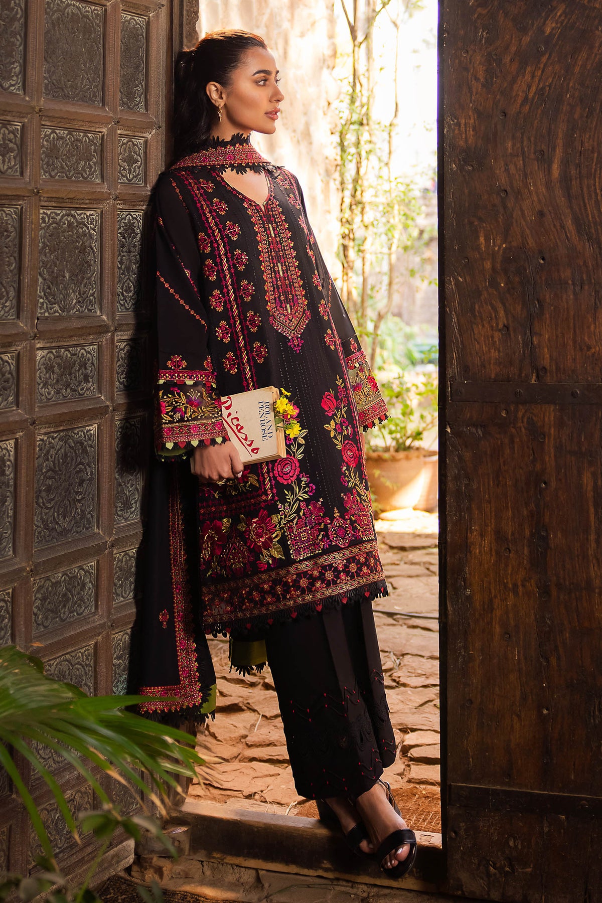 Zaha | Lawn 24 | ZEL (ZL24-08 B) -  Zaha Luxury - Original Designer Dress - House of Maryam
