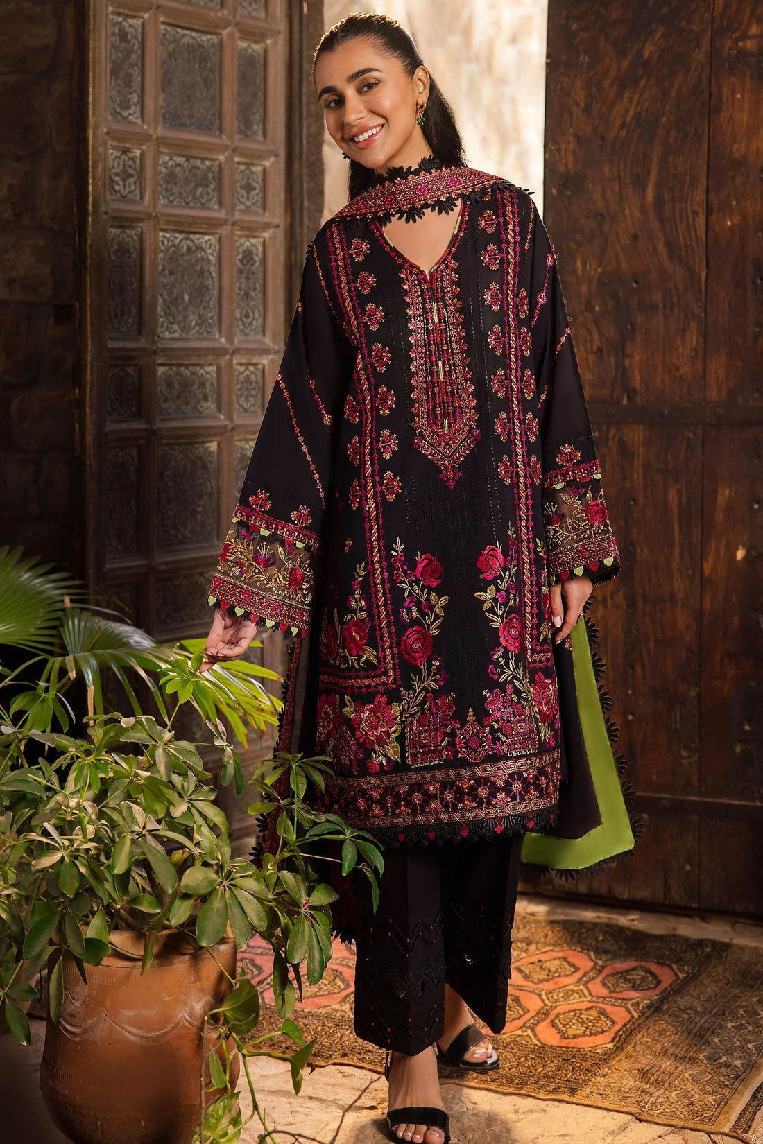 Zaha | Lawn 24 | ZEL (ZL24-08 B) by Designer Zaha - House of Maryam - Pakistani Designer Ethnic Wear in {{ shop.shopifyCountryName }}