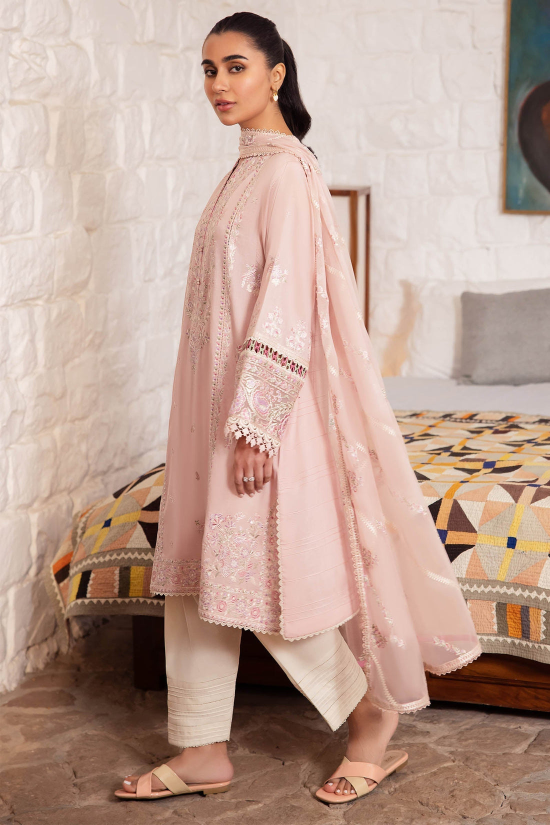 Zaha | Lawn 24 | ZENEL (ZL24-07 A) -  Zaha Luxury -  House of Maryam