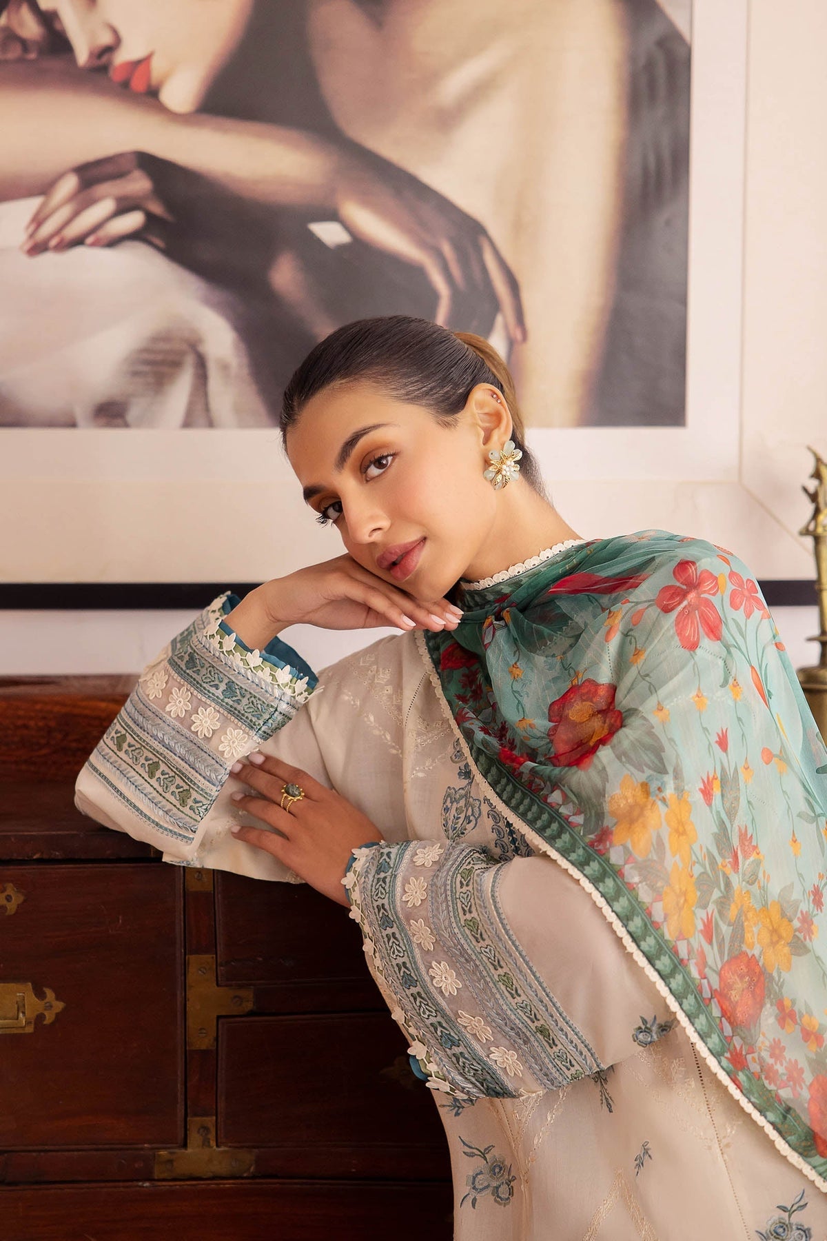 Zaha | Lawn 24 | EIRA (ZL24-05 A) -  Zaha Luxury - Original Designer Dress - House of Maryam