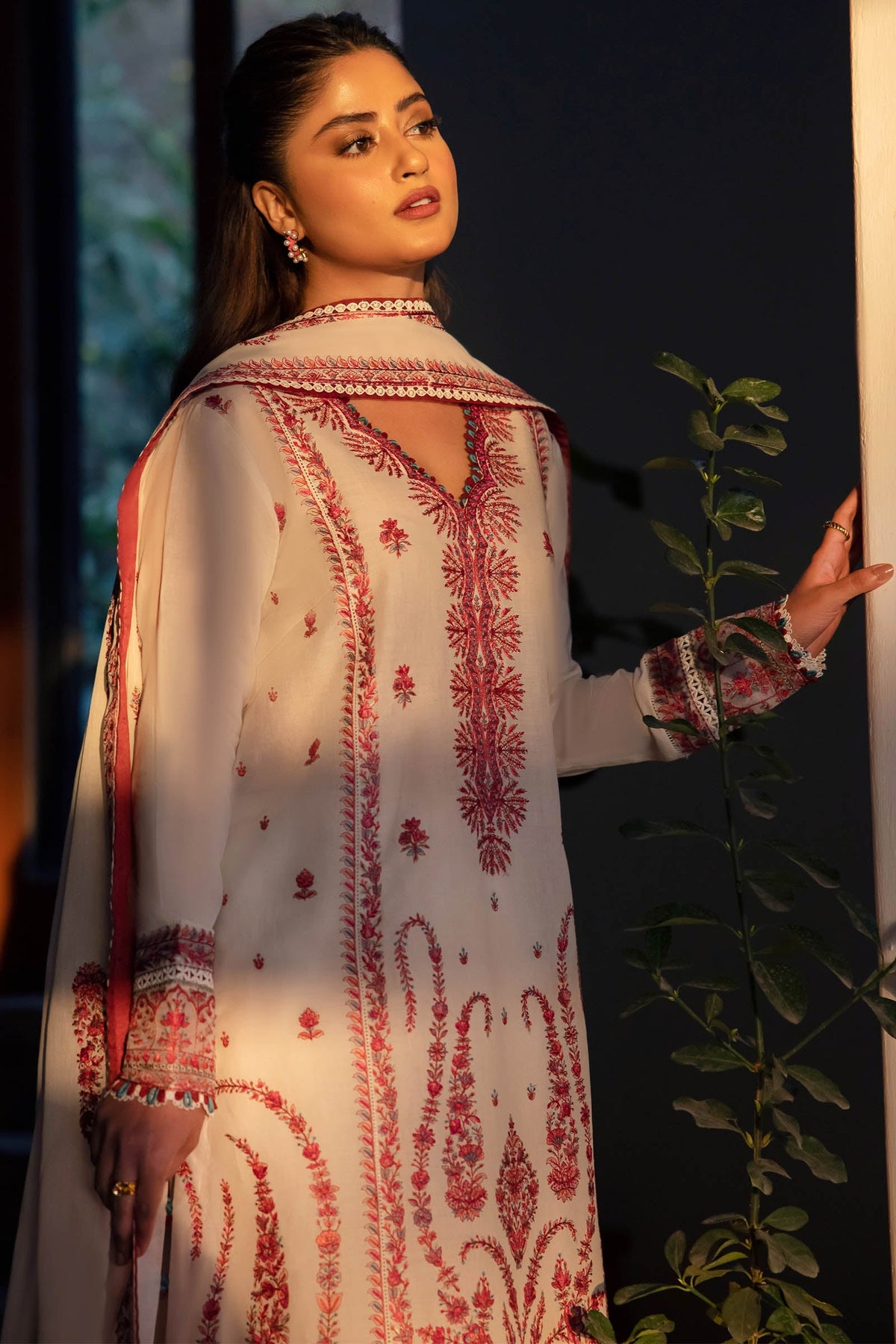 Zaha | Lawn 24 | ELANIA (ZL24-09 A) -  Zaha Luxury - Original Designer Dress - House of Maryam