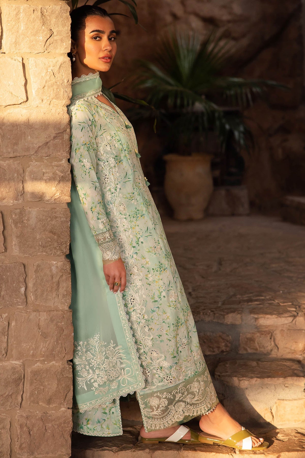 Zaha | Lawn 24 | SEZEM (ZL24-13 B) -  Zaha Luxury - Original Designer Dress - House of Maryam