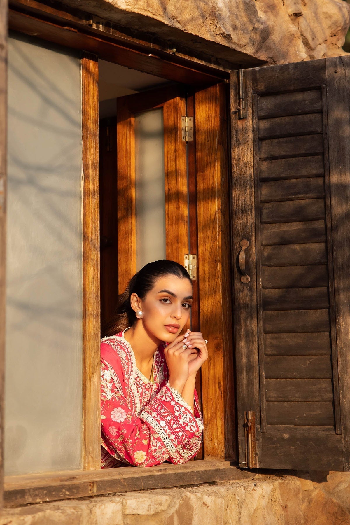 Zaha | Lawn 24 | LEYLA (ZL24-12 A) -  Zaha Luxury - Original Designer Dress - House of Maryam
